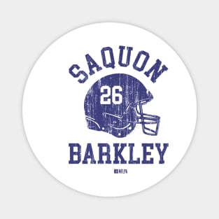 Saquon Barkley New York G Helmet Font Magnet